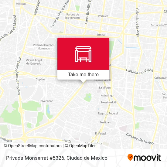 Privada Monserrat #5326 map