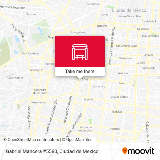 Gabriel Mancera #5580 map