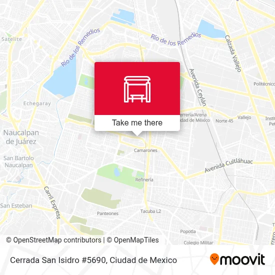 Cerrada San Isidro #5690 map