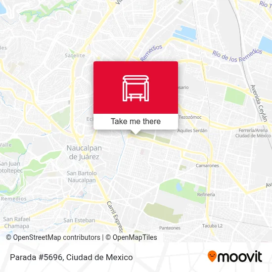Parada #5696 map