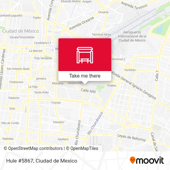Hule #5867 map