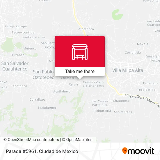 Parada #5961 map