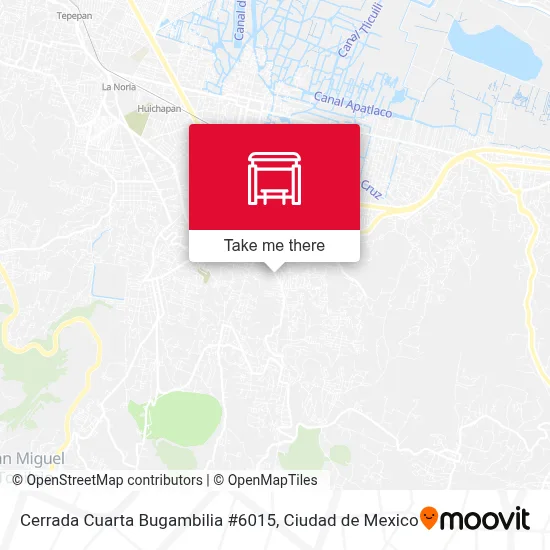 Cerrada Cuarta Bugambilia #6015 map