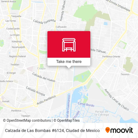Calzada de Las Bombas #6124 map