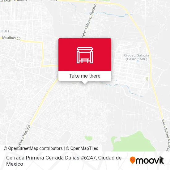 Cerrada Primera Cerrada Dalias #6247 map