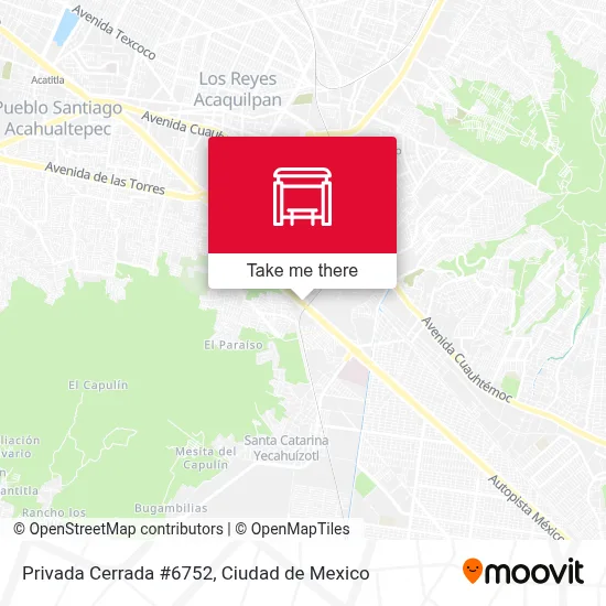 Privada Cerrada #6752 map