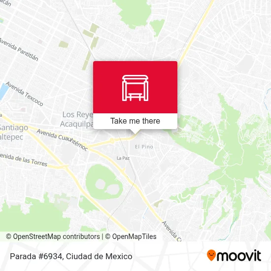 Parada #6934 map