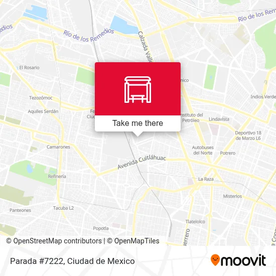 Parada #7222 map