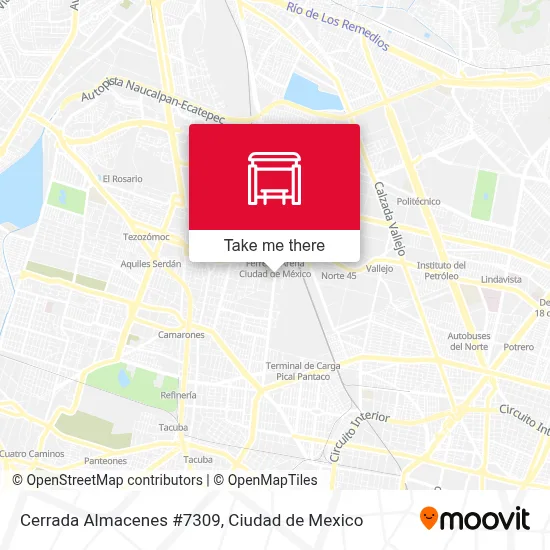 Cerrada Almacenes #7309 map