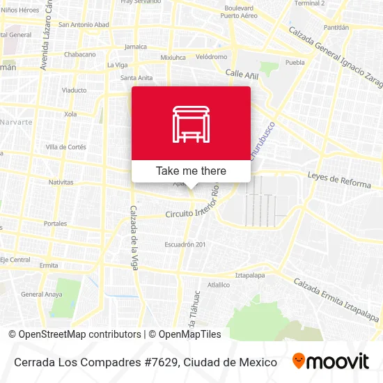 Cerrada Los Compadres #7629 map