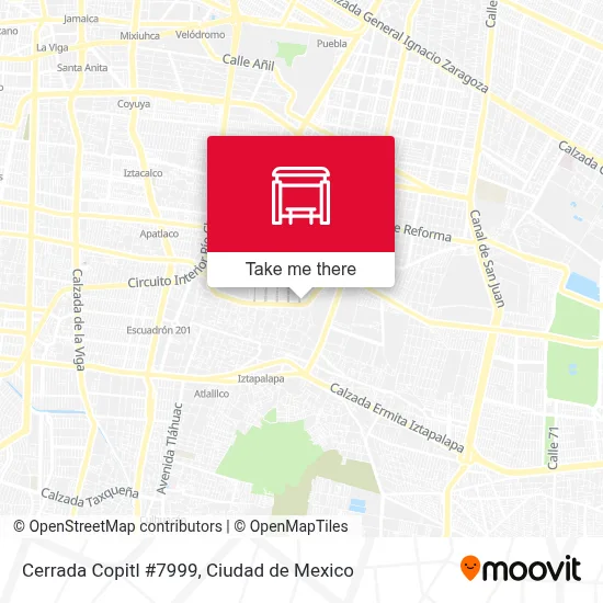 Cerrada Copitl #7999 map