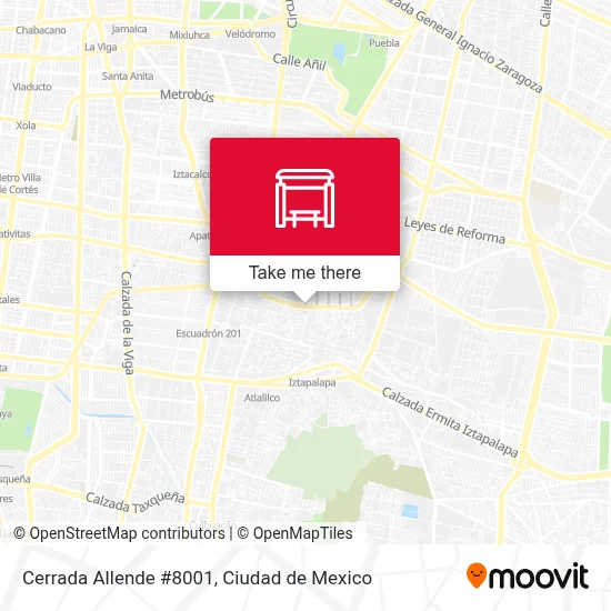 Cerrada Allende #8001 map