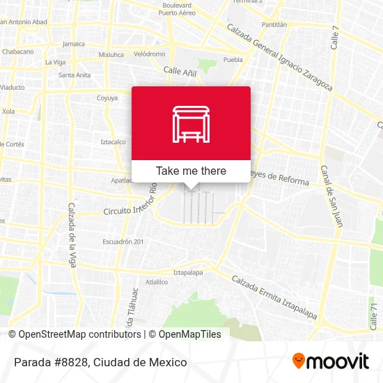 Parada #8828 map