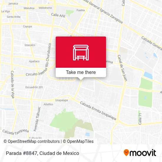 Parada #8847 map