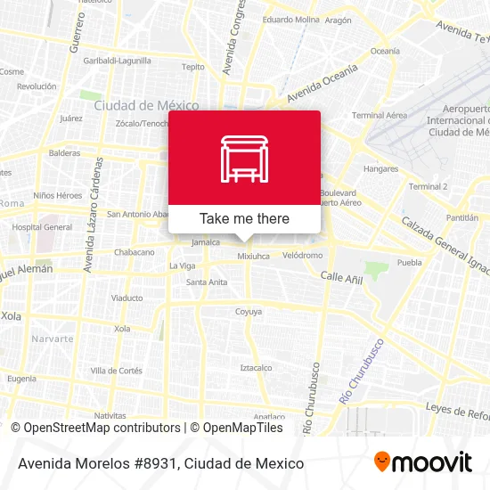 Avenida Morelos #8931 stop - Routes, Schedules, and Fares