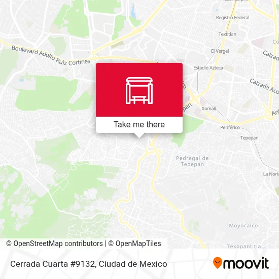 Cerrada Cuarta #9132 map