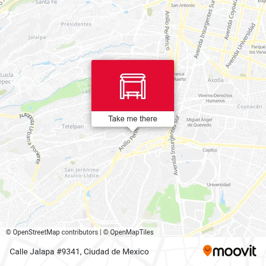 Calle Jalapa #9341 - Rutas, horarios y tarifas