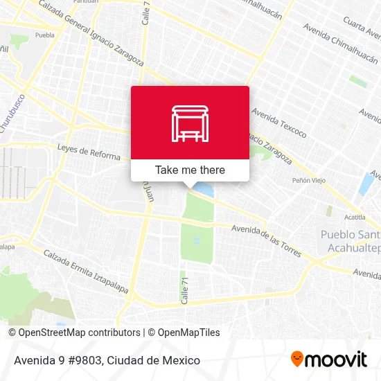 Avenida 9 #9803 - Rutas, horarios y tarifas