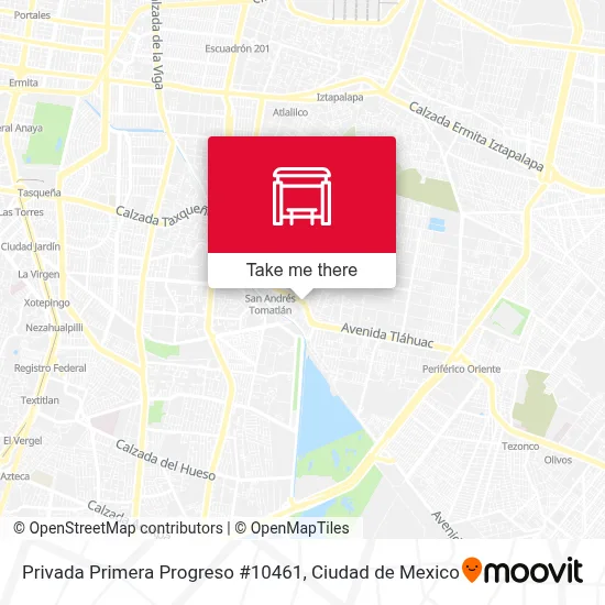 Privada Primera Progreso #10461 map