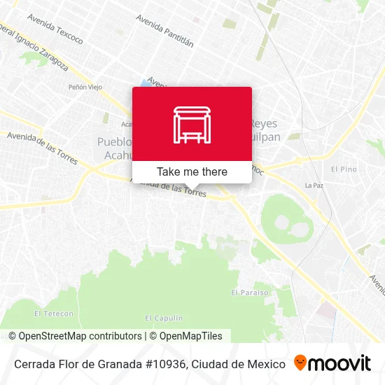 Cerrada Flor de Granada #10936 map