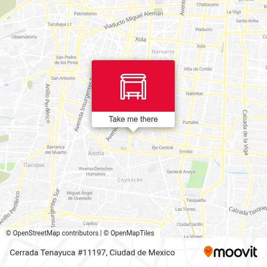 Cerrada Tenayuca #11197 map