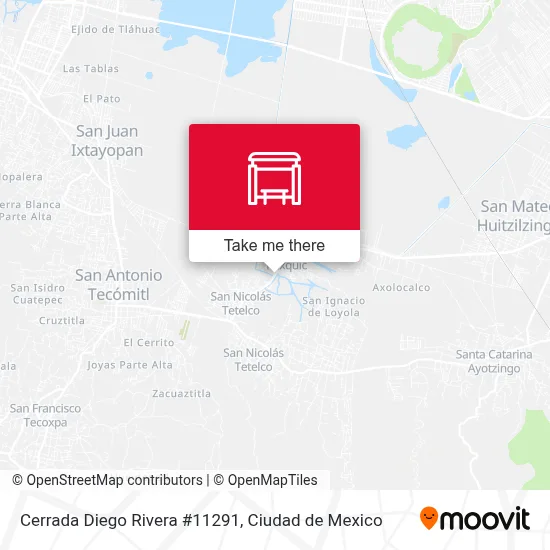 Cerrada Diego Rivera #11291 map