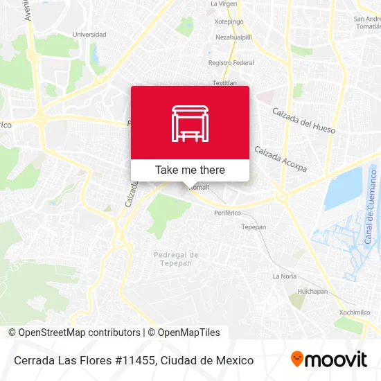 Cerrada Las Flores #11455 map