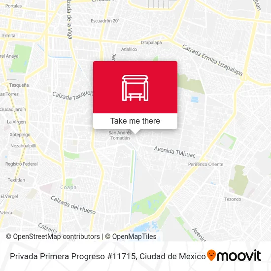 Privada Primera Progreso #11715 map