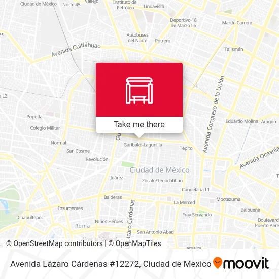 Avenida Lázaro Cárdenas #12272 - Routes, Schedules, and Fares