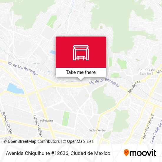 Avenida Chiquihuite #12636 map