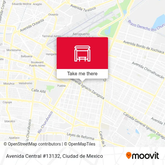 Avenida Central #13132 parada - Rutas, horarios y tarifas