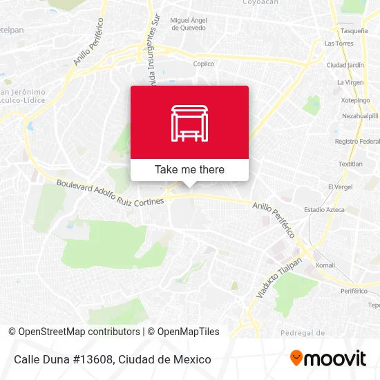 Calle Duna #13608 - Rutas, horarios y tarifas