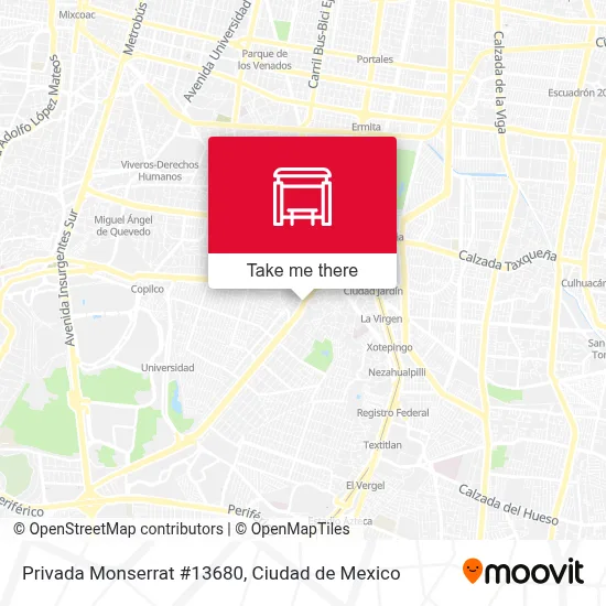 Privada Monserrat #13680 map