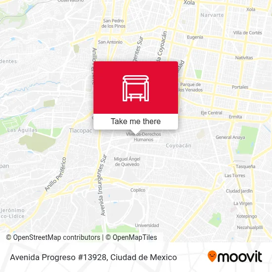 Avenida Progreso #13928 map
