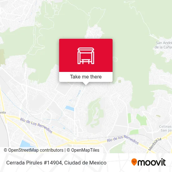 Cerrada Pirules #14904 map