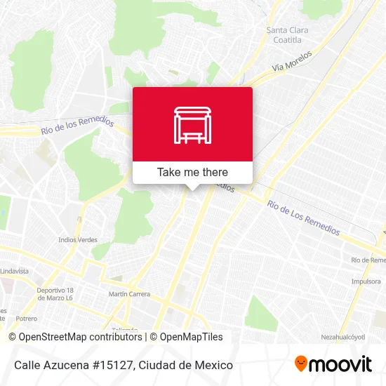 Calle Azucena #15127 parada - Rutas, horarios y tarifas