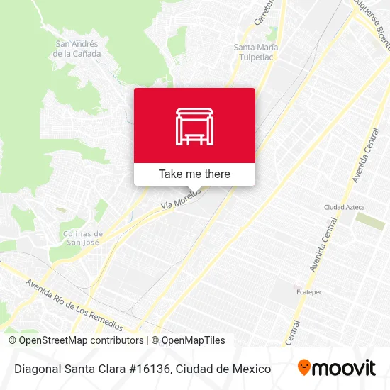 Diagonal Santa Clara #16136 map