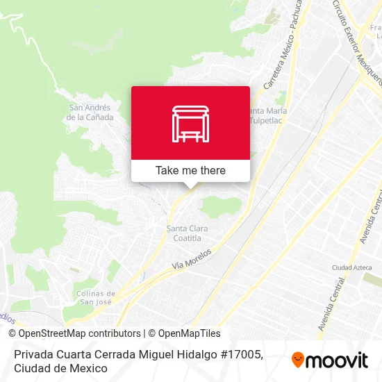 Privada Cuarta Cerrada Miguel Hidalgo #17005 map