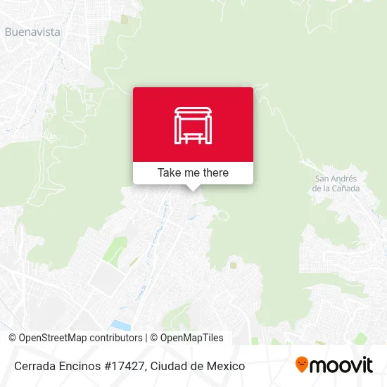 Cerrada Encinos #17427 map