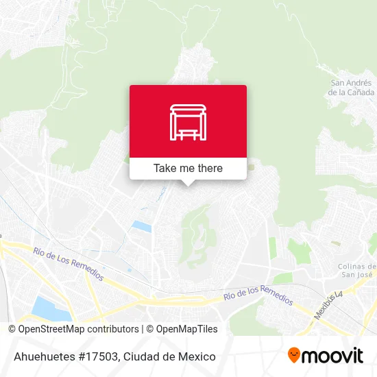 Ahuehuetes #17503 map