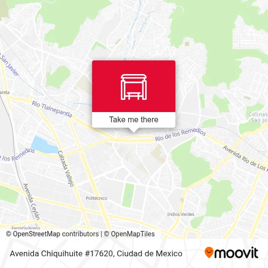 Avenida Chiquihuite #17620 map