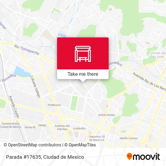 Parada #17635 map