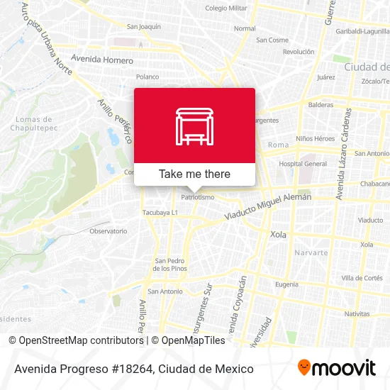 Avenida Progreso #18264 map