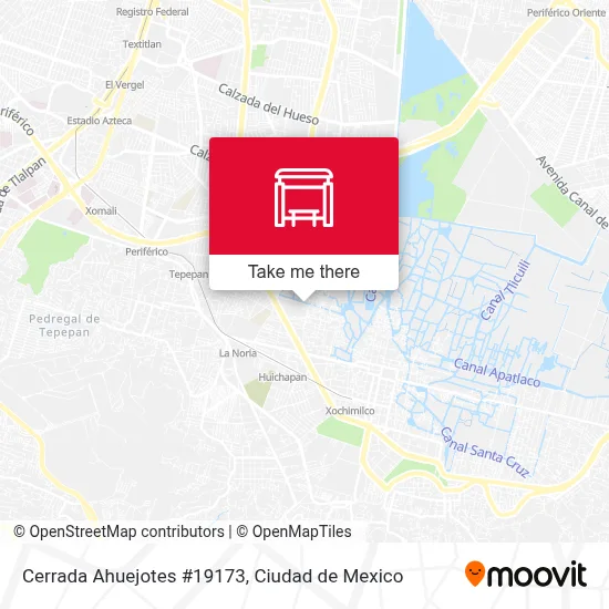 Cerrada Ahuejotes #19173 map