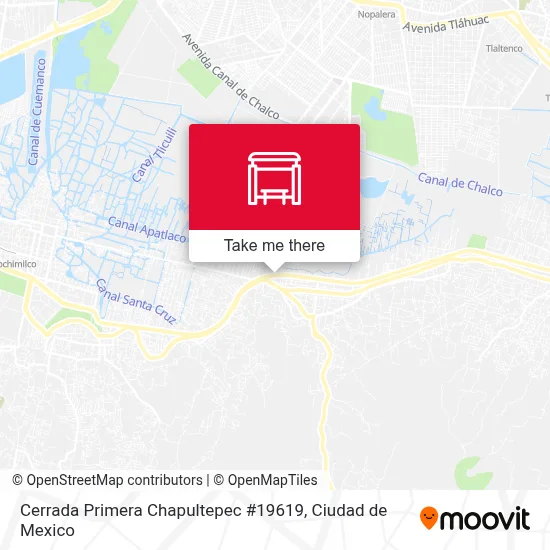 Mapa de Cerrada Primera Chapultepec #19619