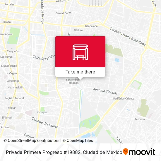 Privada Primera Progreso #19882 map