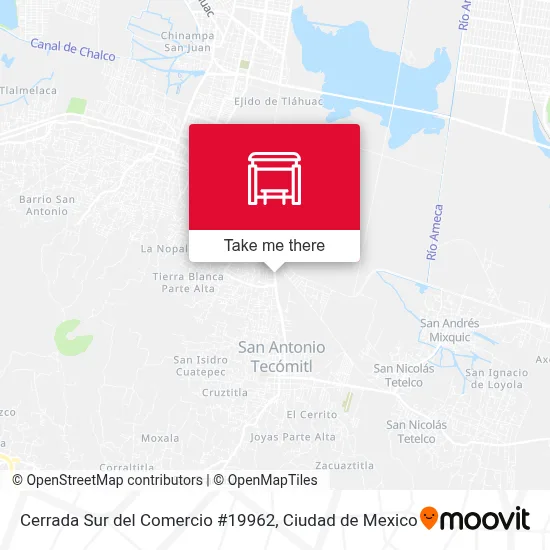 Cerrada Sur del Comercio #19962 map