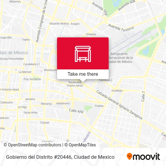 Gobierno del Distrito #20446 map
