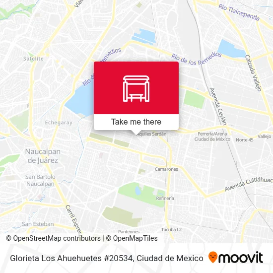 Glorieta Los Ahuehuetes #20534 map