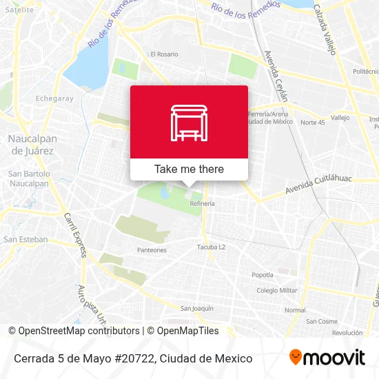 Cerrada 5 de Mayo #20722 map